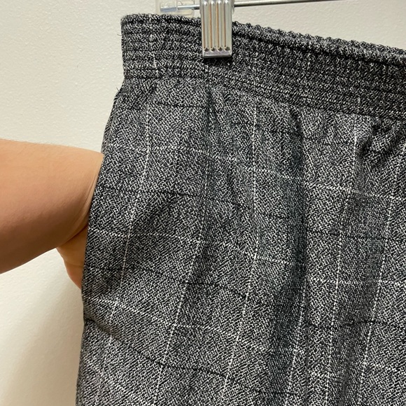 90s Retro Padded Blazer High Waisted Pant Combo Power Pant Suit Grey & Black 14 - Picture 12 of 14